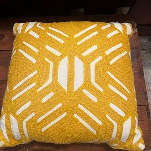 Yellow Throw Pillow